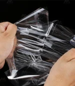 سلفون لب چسب رگال دار شفاف