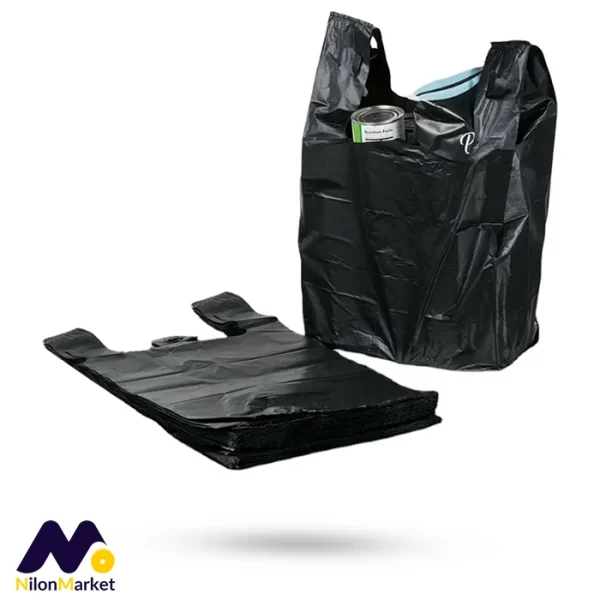 نایلکس دسته رکابی مشکی